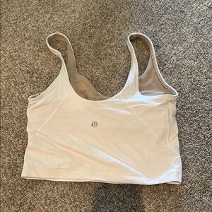 lululemon athletica Cream Crop Top